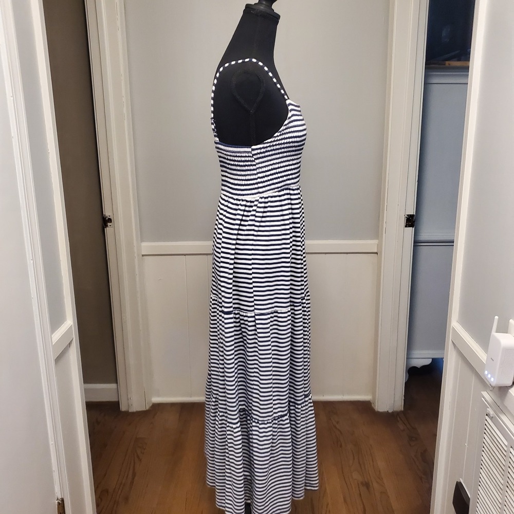 Cat & Jack Girl's Tiered Maxi Sun Dress XL (14/16) Spaghetti Straps Smocked - Picture 4 of 10